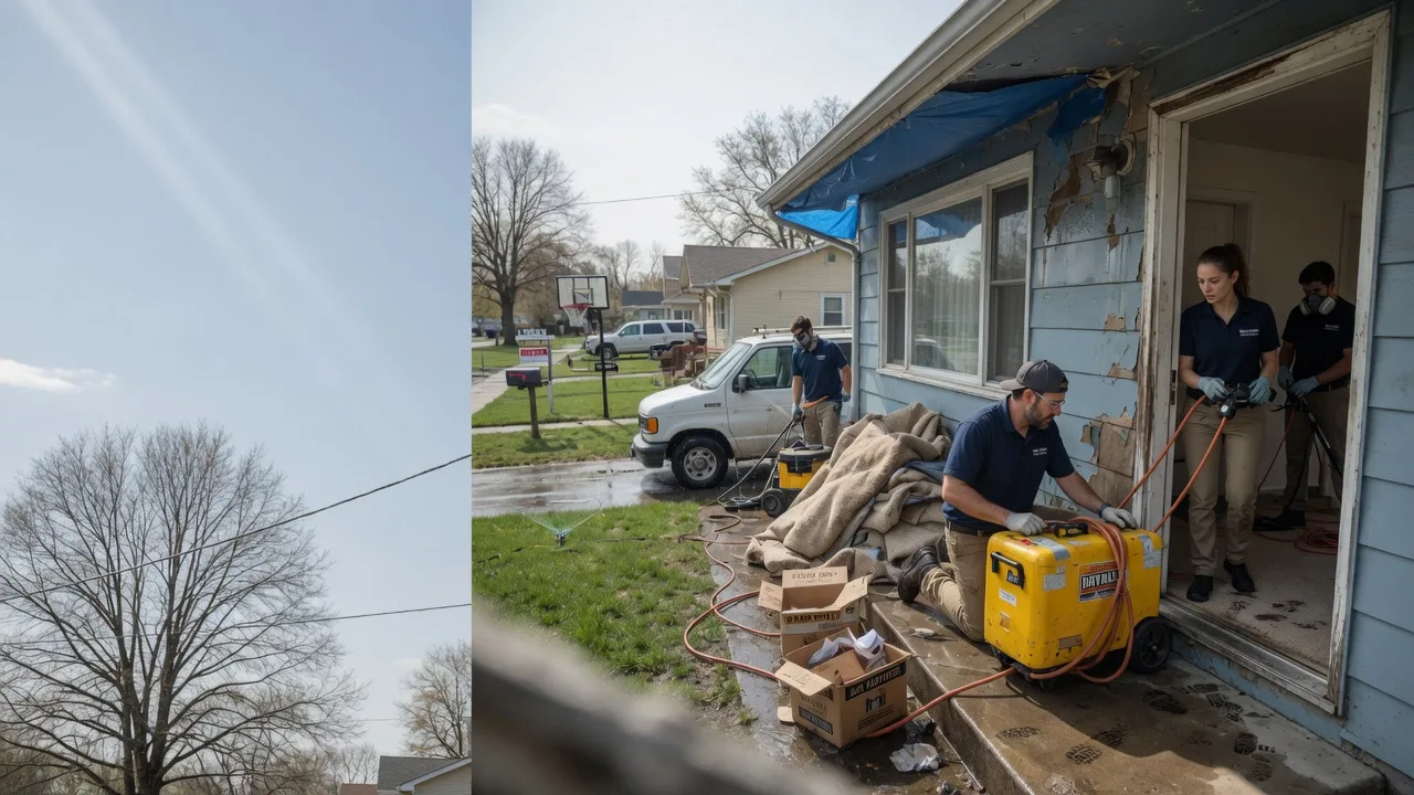 Basement Flood Cleanup in Orange, MA near me